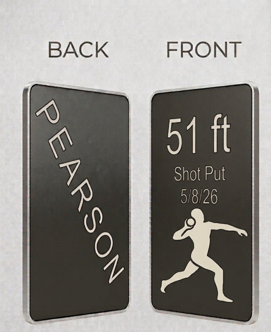 Shot Put PR Card